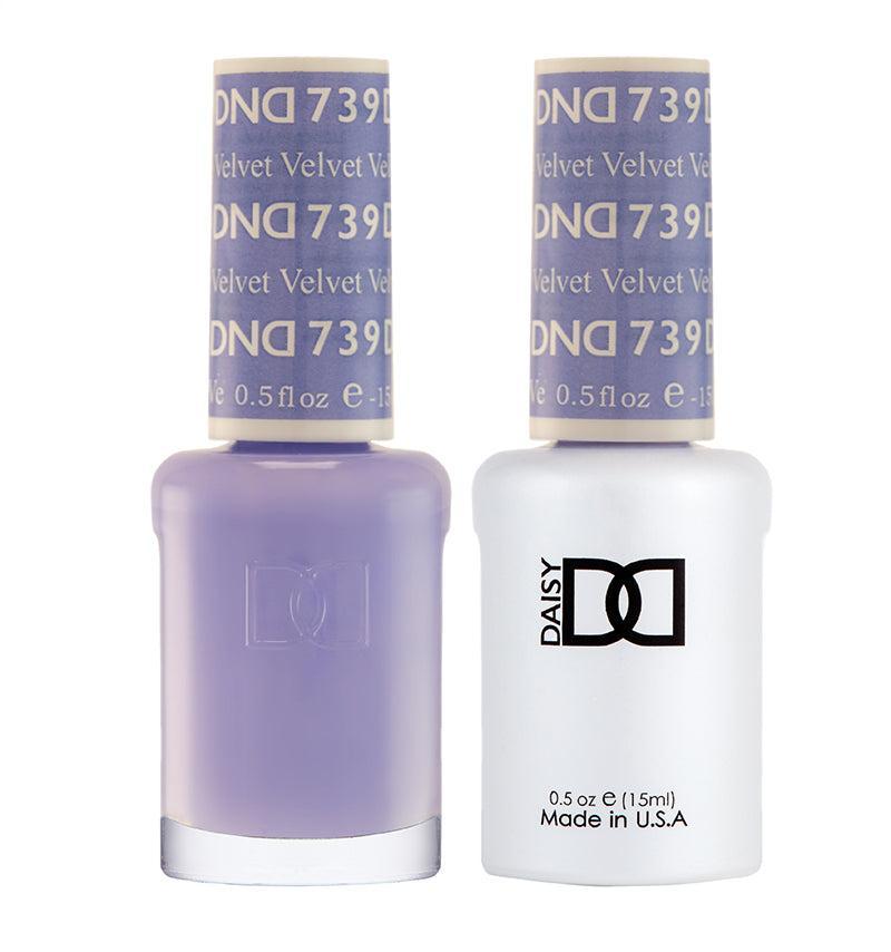 DND DC Gel & Lacquer Duo Velvet #739